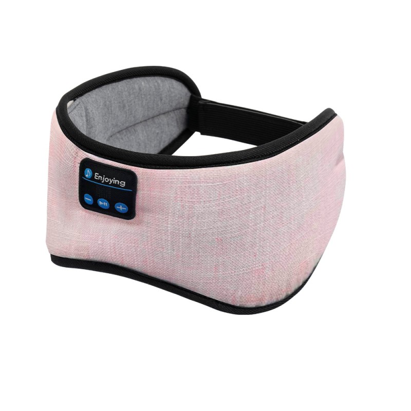 I vantaggi pratici della maschera per gli occhi Bluetooth centrata in cotone rosa per un sonno migliore