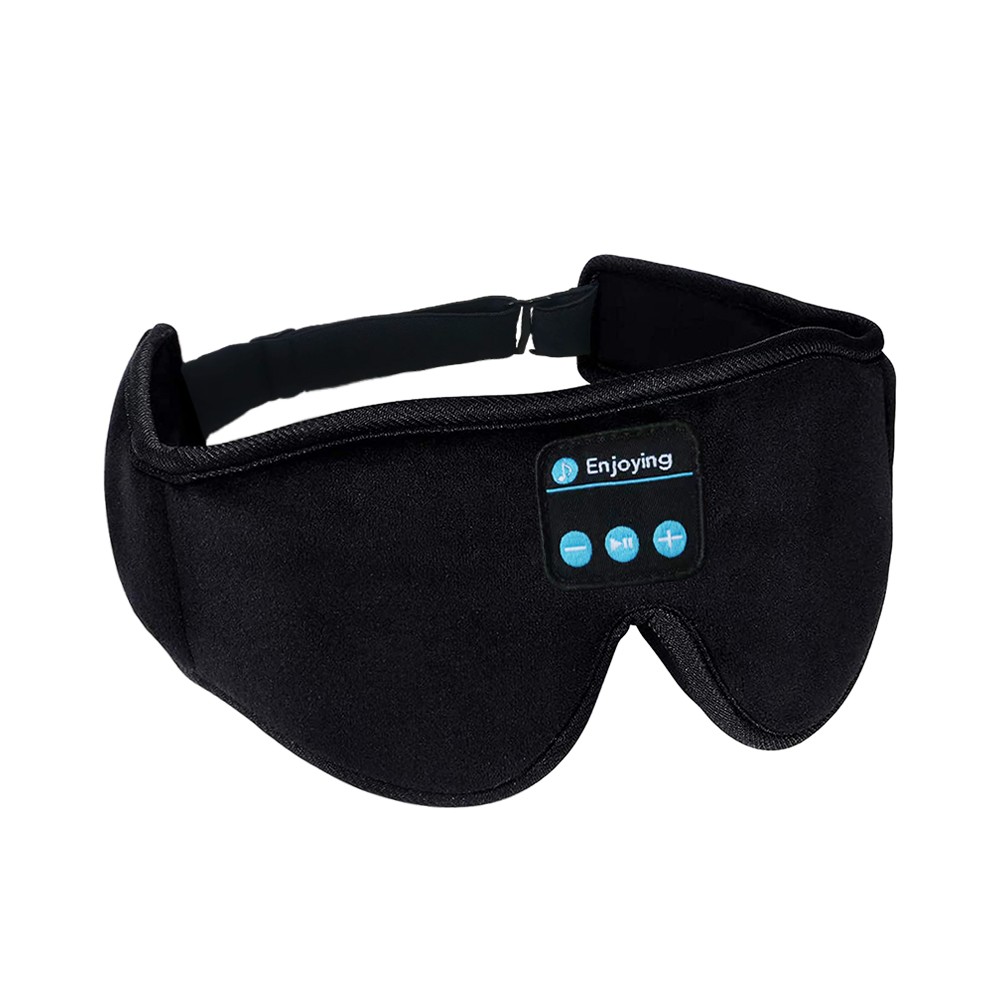 Maschera per gli occhi per dormire 3D Bluetooth Cuffie per il sonno Balck