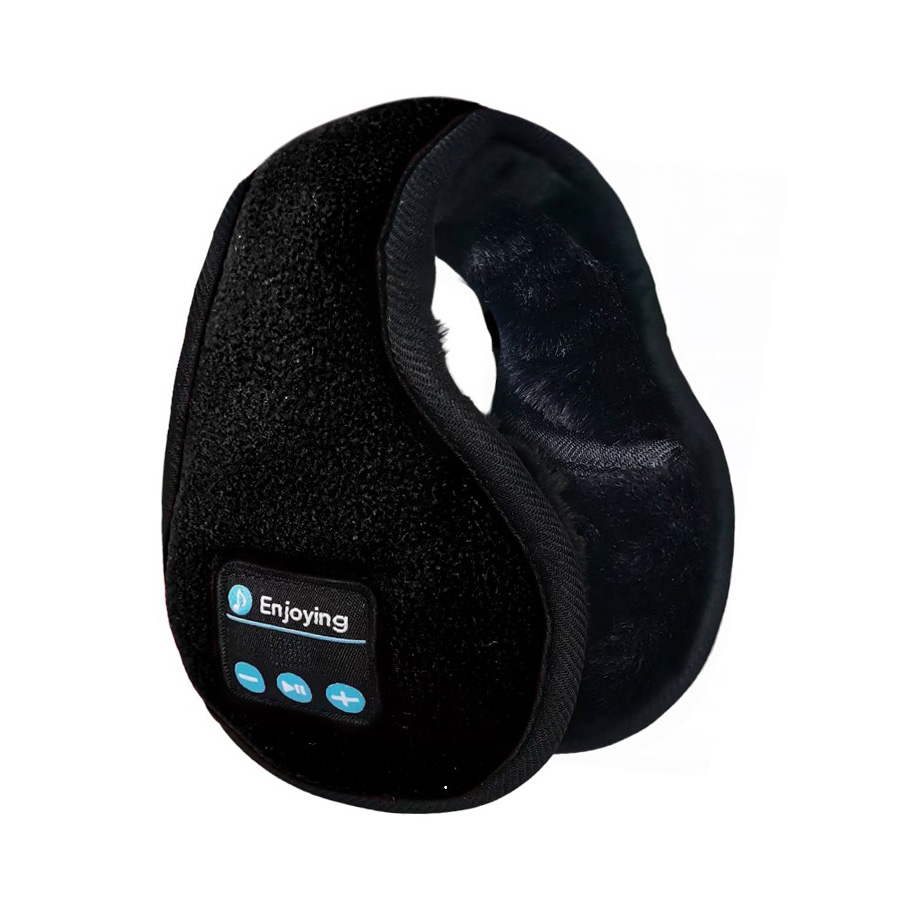 Cuffie auricolari Bluetooth regolabili nere