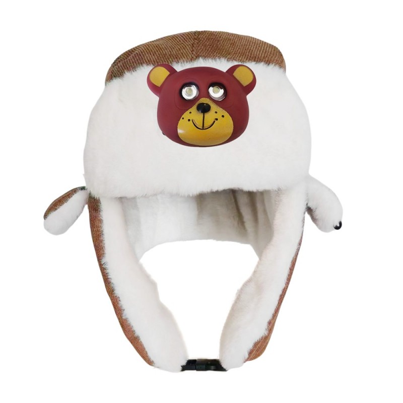 Cappello per bambini marrone con stile tigre chiaro