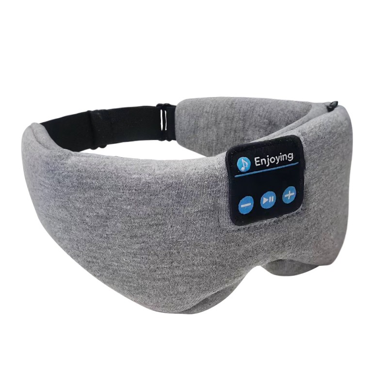Auricolari con fascia per capelli Bluetooth per dormire in cotone Bluetooth Mini grigio