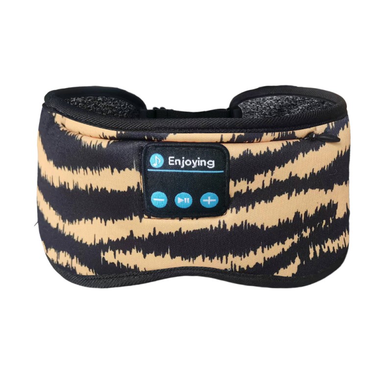 Maschera per gli occhi Bluetooth Bluetooth di cotone zebra