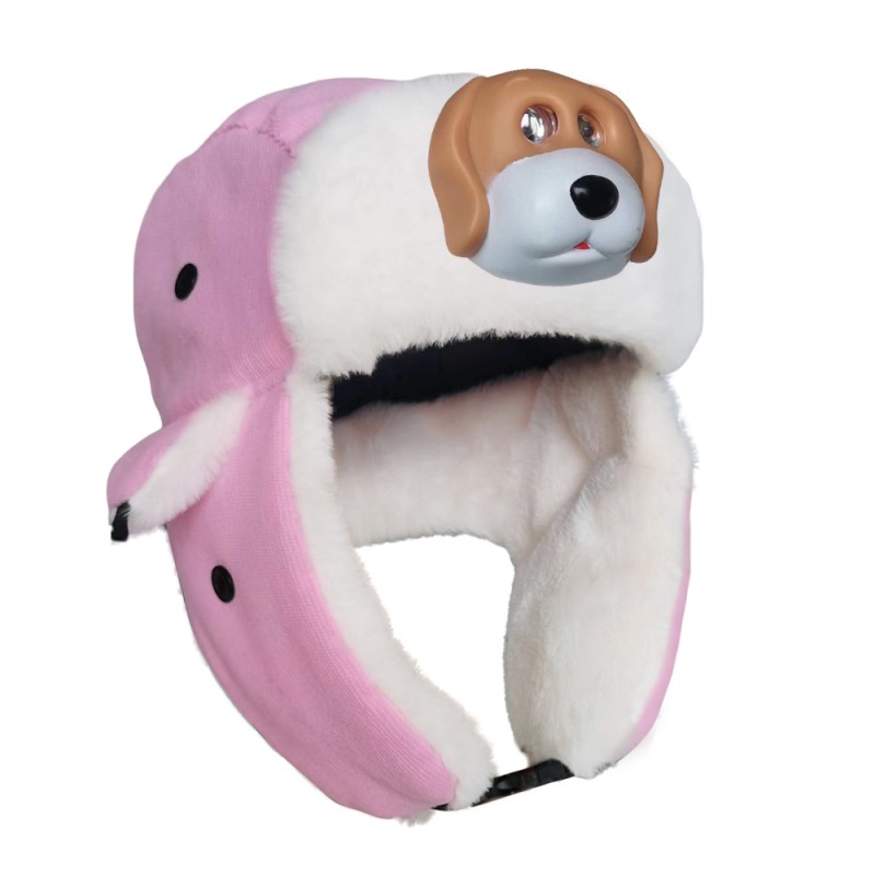 Cappello per bambini rosa con stile tigre chiaro