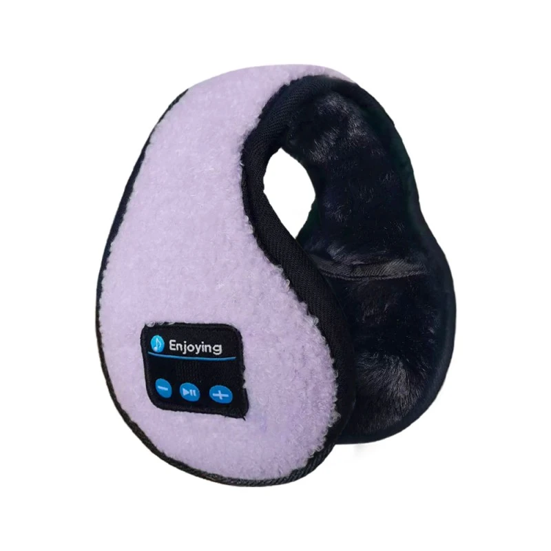 Mini cuffie auricolari Bluetooth regolabili viola
