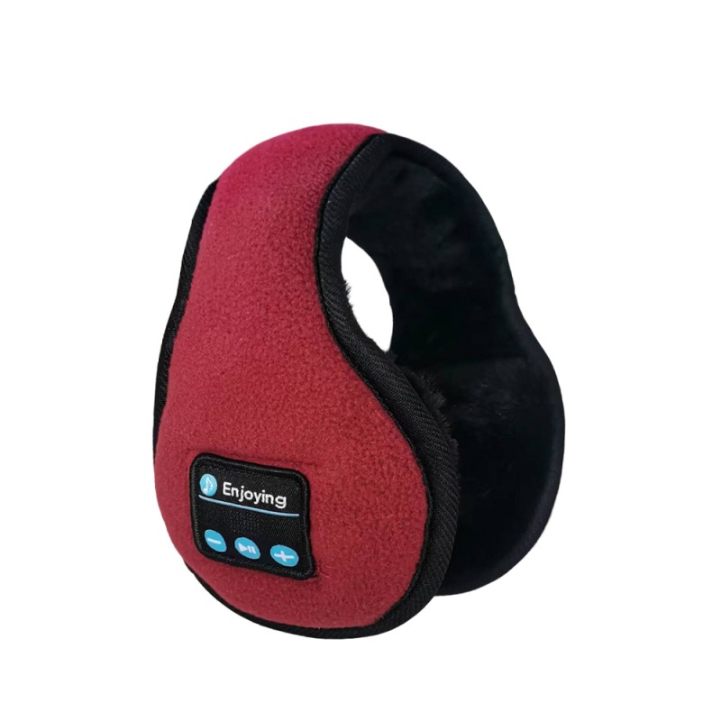Mini auricolari bluetooth regolabili rossi