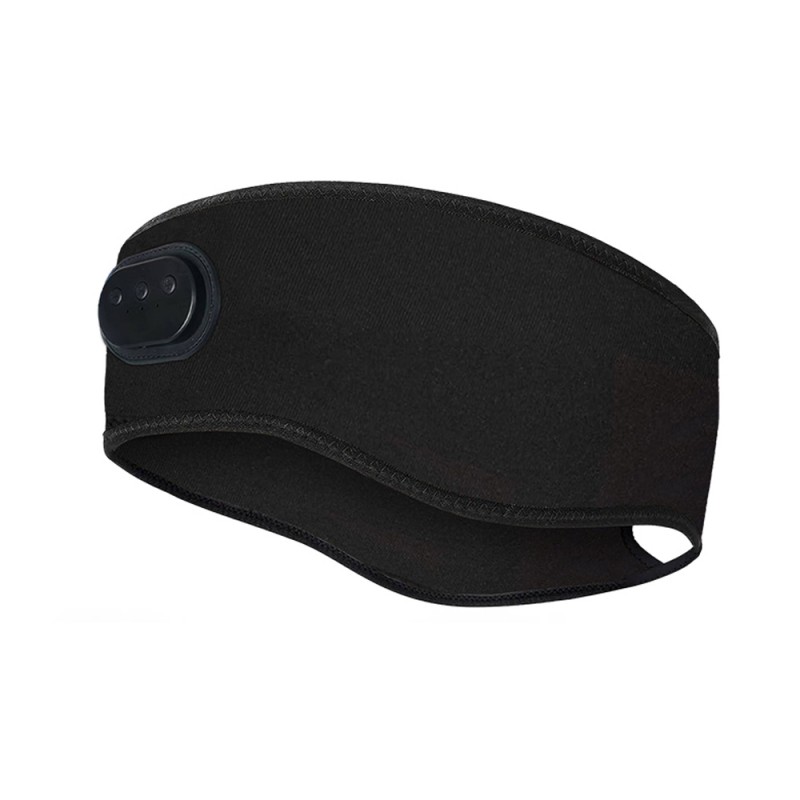 Cuffie sportive con fascia Bluetooth elasticizzata nere